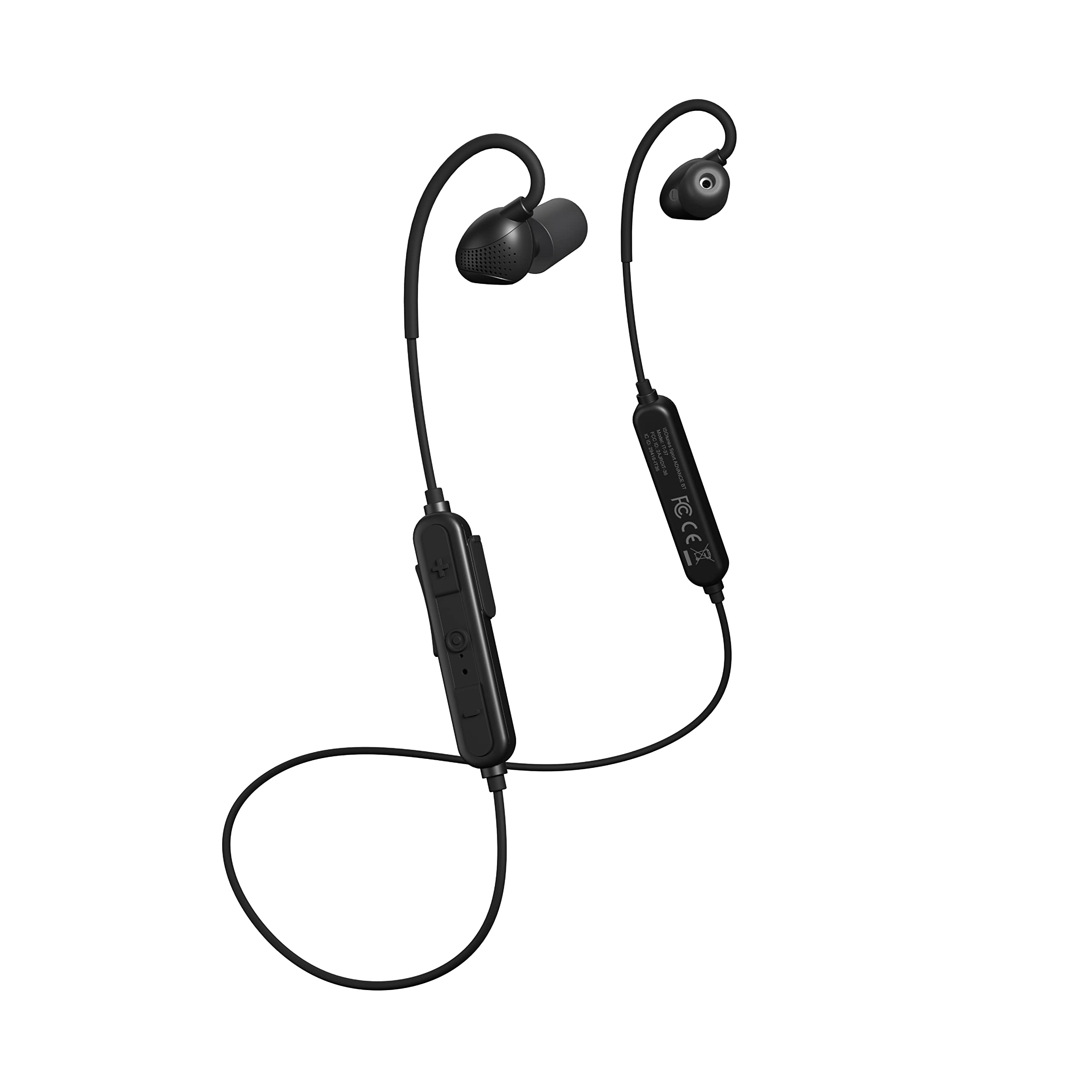 ISOtunes Sport Advance BT Shooting Earbuds: Tactical Bluetooth Hearing Protection (Matte Black)