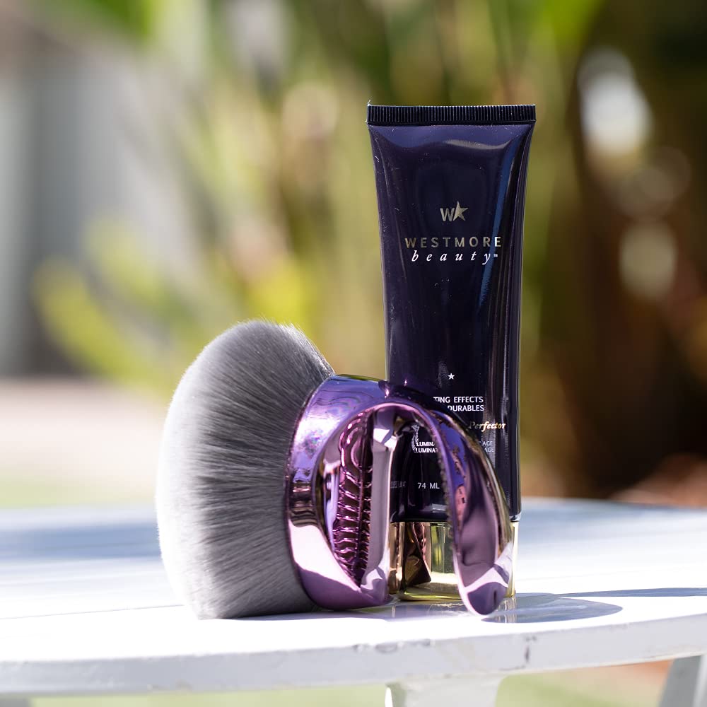 Westmore Beauty Blend & Blur Extra Large Body Makeup Brush for Self Tanner, Leg Makeup & Bronzer; Provides Flawless Application Without Streaking - Kabuki Brush Kabuki Foundation Brush