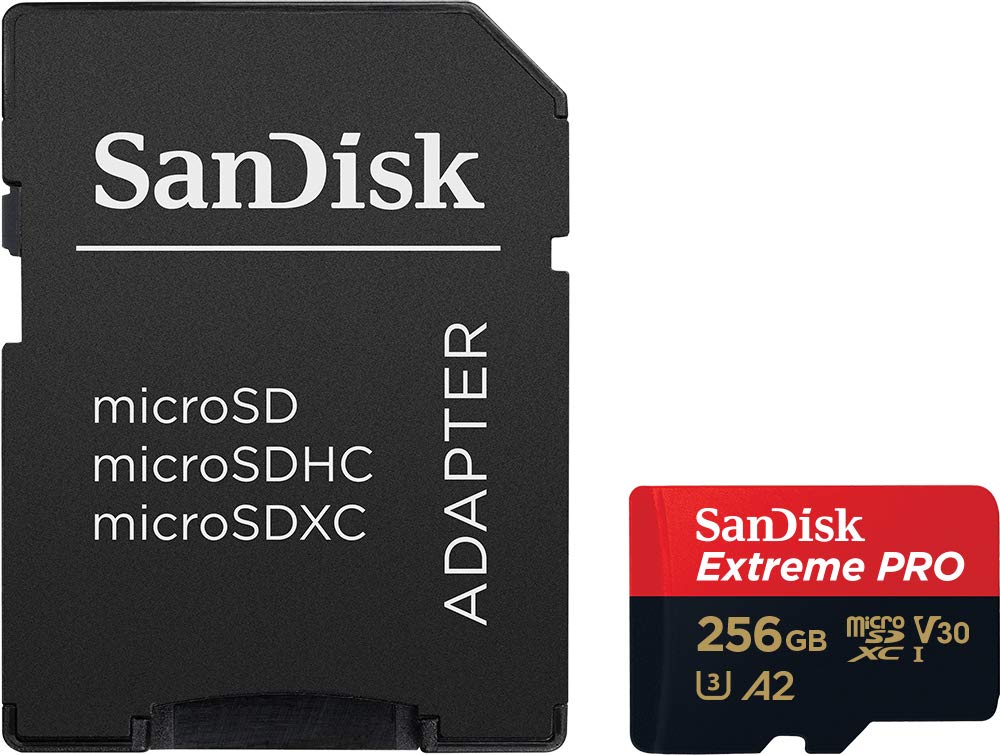 SanDisk Extreme PRO 256 GB Class 3/UHS-I (U3) V30 microSDXC