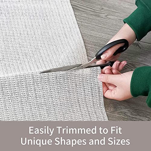 Rug Pads for Hardwood Floors, Non Slip Carpet Pad, 5 * 7FT Provides Protection and Cushion, Keep Your Rugs Safe and in Place, Thickened