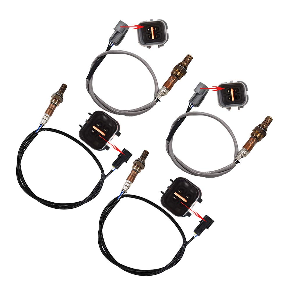 labwork 4Pcs Oxygen Sensors Replacement for Mitsubishi Endeavor V6 3.8L Upstream and Downstream 2004-2011