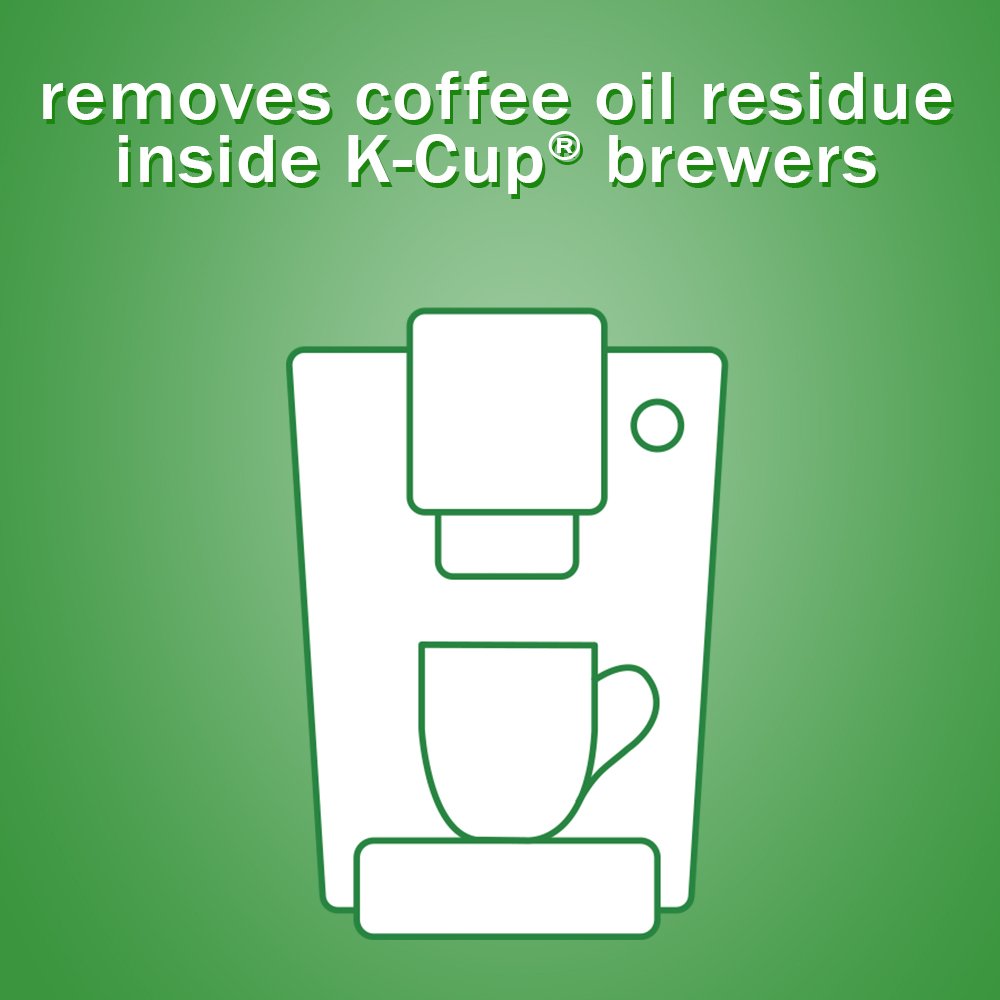 Urnex K-Cup Cleaner - 5 Cleaning Cups - for Keurig Machines Compatible with Keurig 2.0 - Removes Stains Non-Toxic
