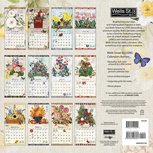 WSBL Botanical Garden 2024 12X12 Wall Calendar (24997001729)