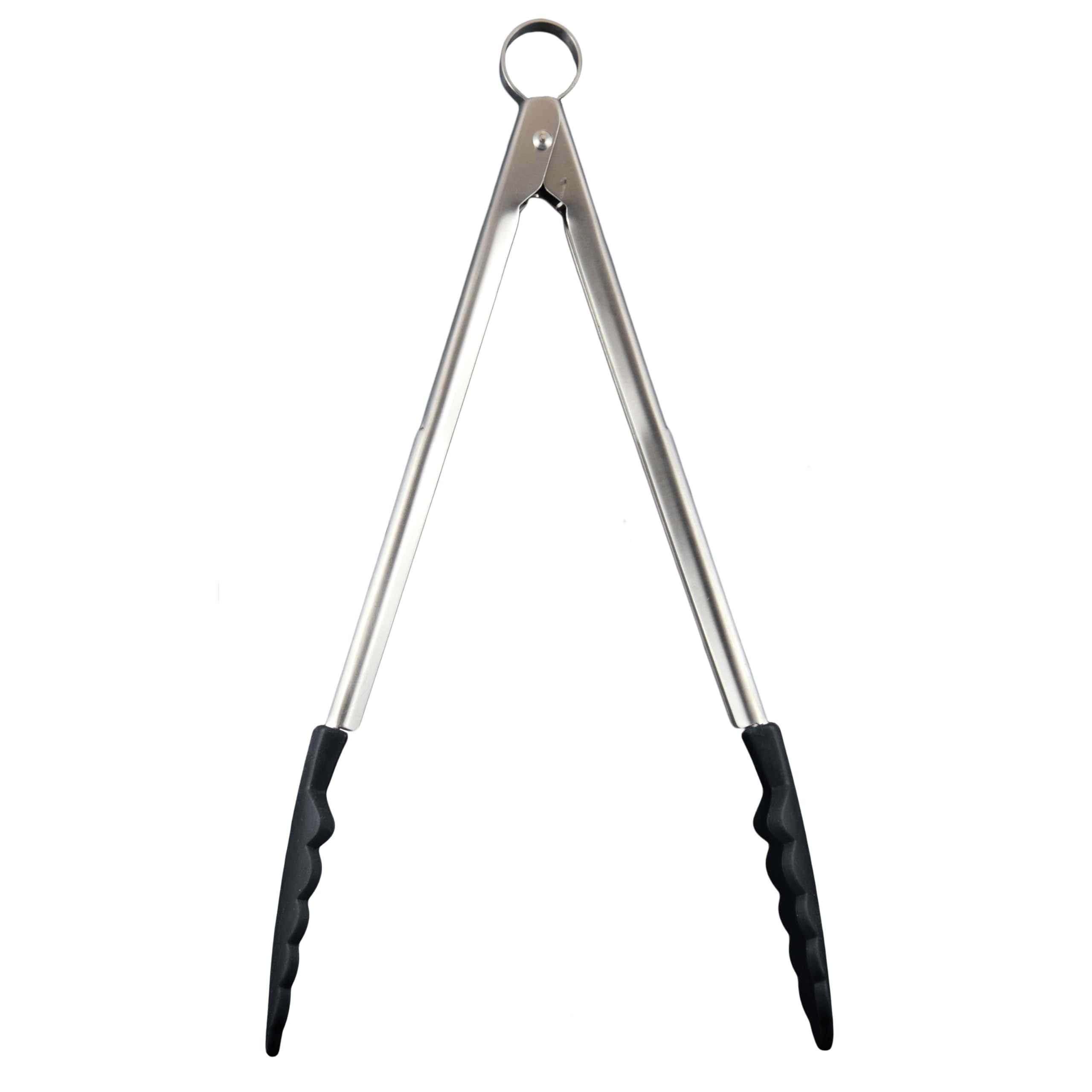 Cuisipro Silicone Locking Tongs 12 Inch, Black