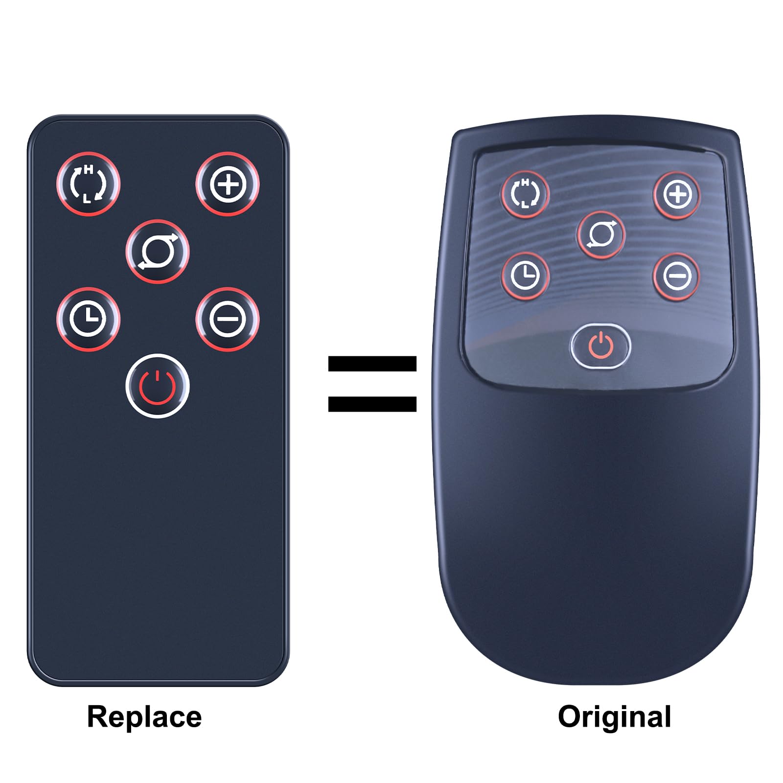 Replacement Remote Control for Lasko Ceramic Tower Heater 2033617A 2033617B 2033627 5790 5592 CT22410 CT22420 CT16670 CT22650 CT22722 CT22766 CT30754 CT30754C CT32950 CT32960 751320 5165 5160