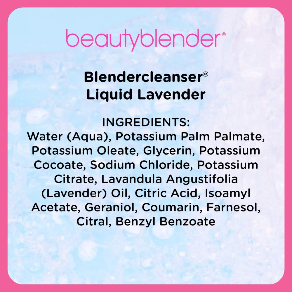 BEAUTYBLENDER Liquid BLENDERCLEANSER for Cleaning Makeup Sponges, Brushes & Applicators, 3 oz. Vegan, Cruelty Free and Made in the USA