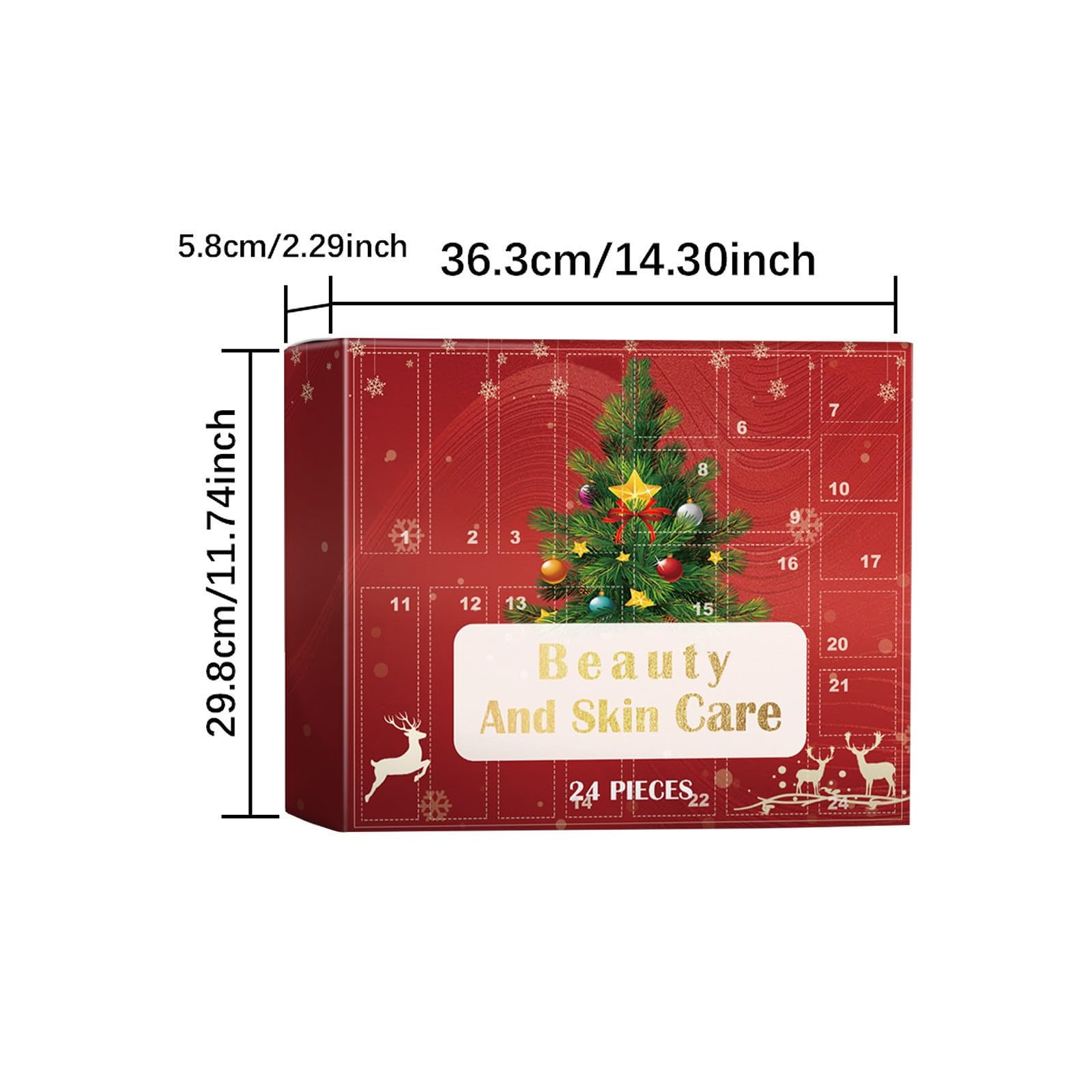 Beauty and Skin Care Advent Calendar 2024, Christmas Moisturizing and Hydrating 24 Set, Christmas Gifts Skincare Sets for Teen Girls and Women, Christmas Surprise Gift Box for Women