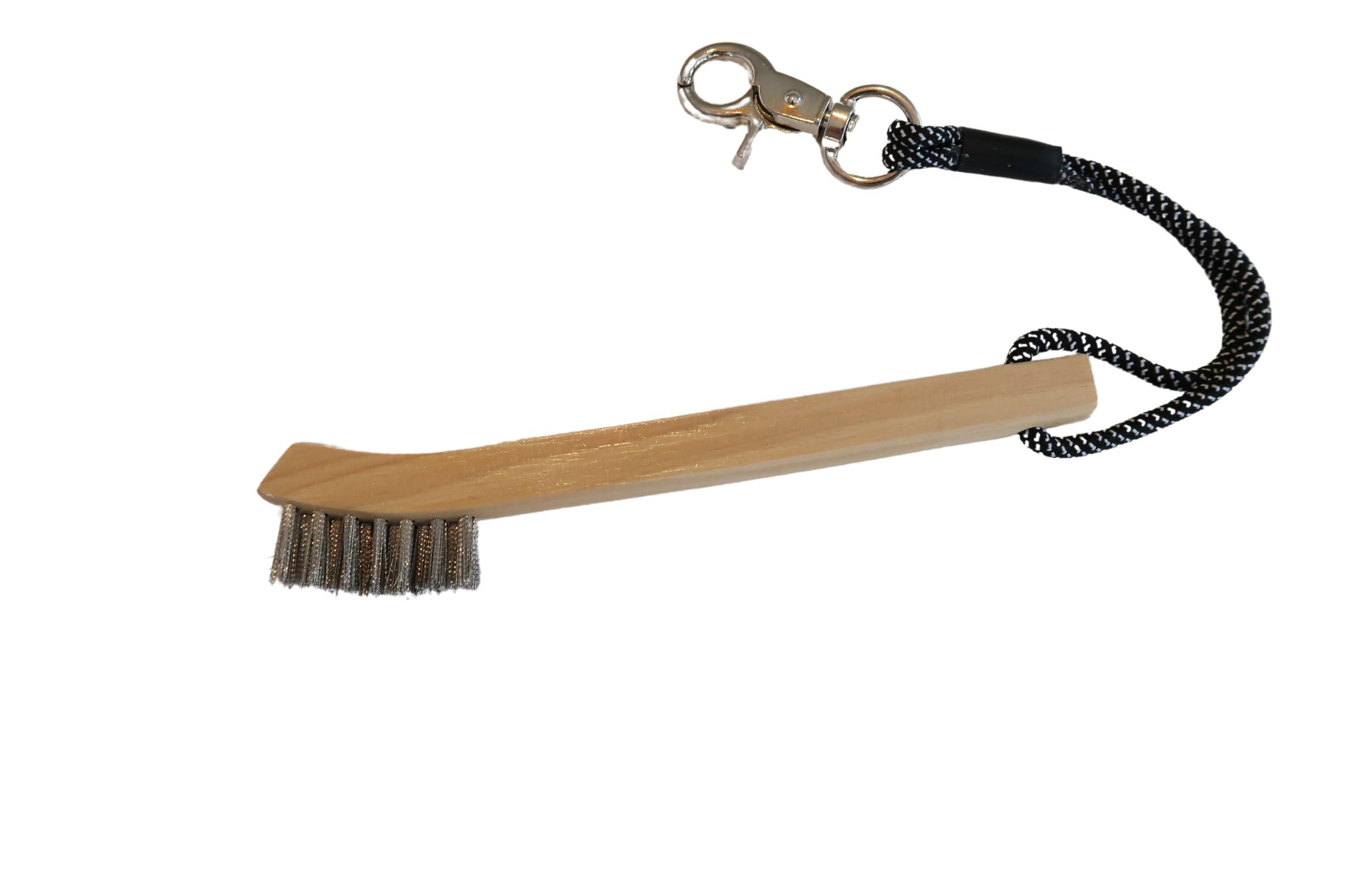 Wood Handle Golf Brush with Wire Bristles