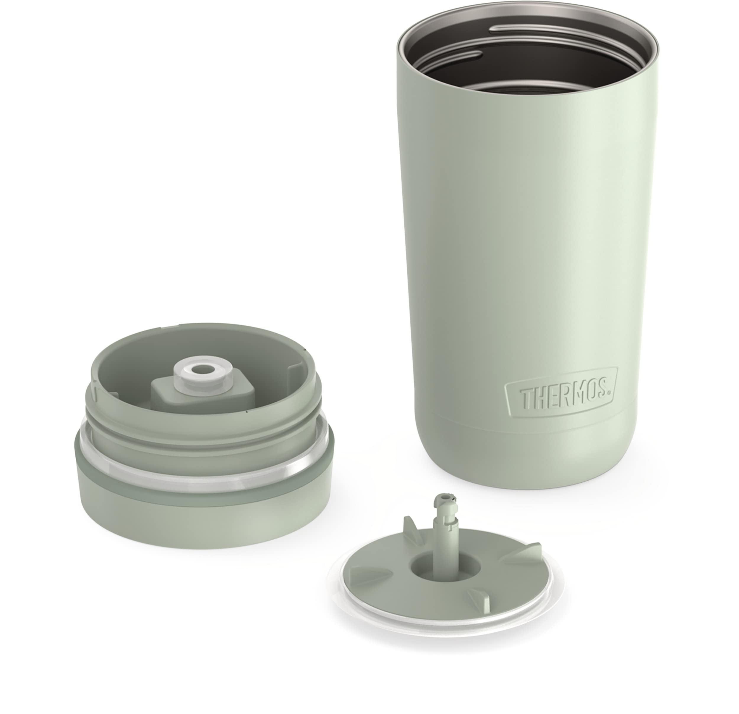 THERMOS ALTA SERIES Stainless Steel Tumbler 12 Ounce, Matcha Green