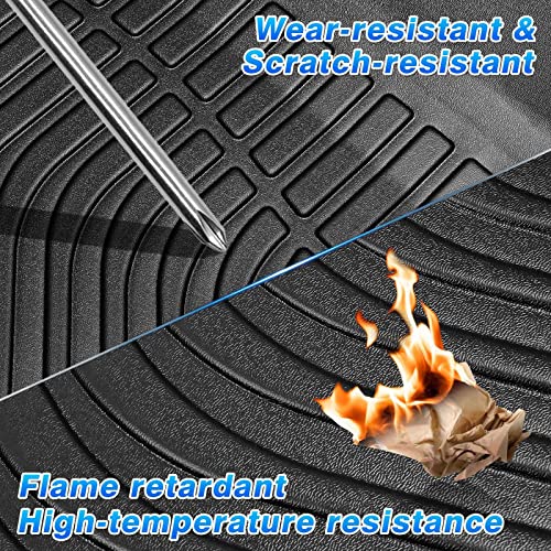 Cartist Floor Mats Custom Fit for Jeep Grand Cherokee L (7 Seater) 2021-2025 Accessories 1st and 2nd Row All Weather Floor Liners Heavy Duty TPE