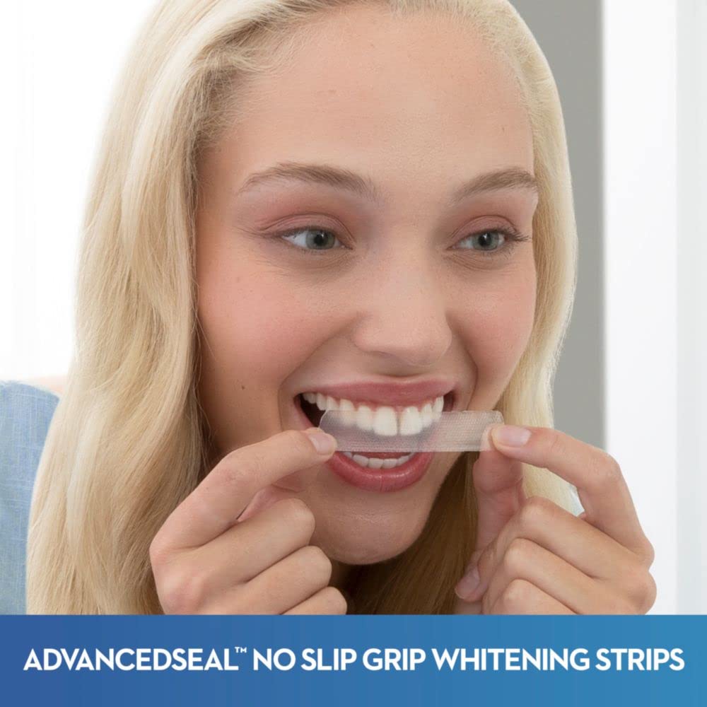 Crest 3D Whitestrips Sensitive At-Home Teeth Whitening Kit, 18 Treatments, Gently Removes 15 Years of Stains, Crest Whitestrips, Teeth Whitening Kit