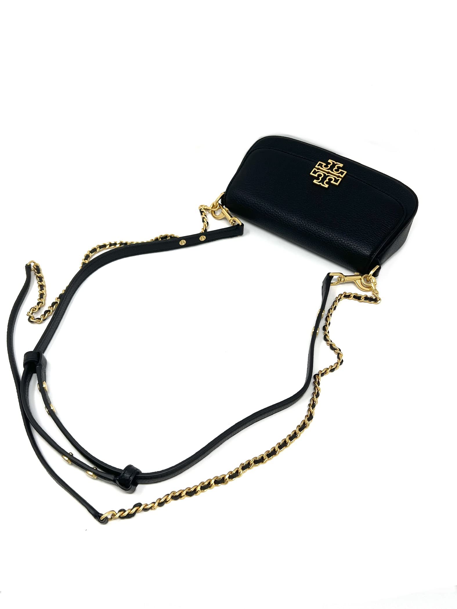 Tory Burch 138772 Britten Convertible Crossbody Bag in Black
