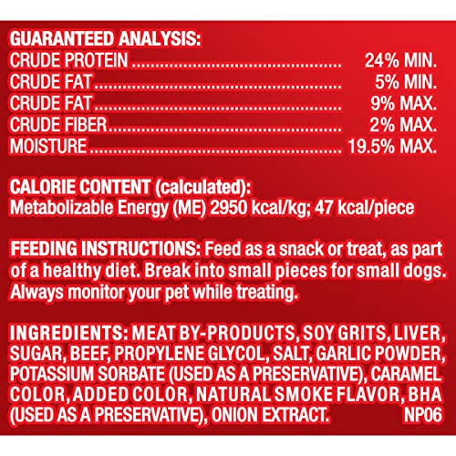 Pup-Peroni Dog Treats, Lean Beef Flavor, 22.5 Ounce, Made with Real Beef, 90% Fat Free, No Red 40 or Fillers