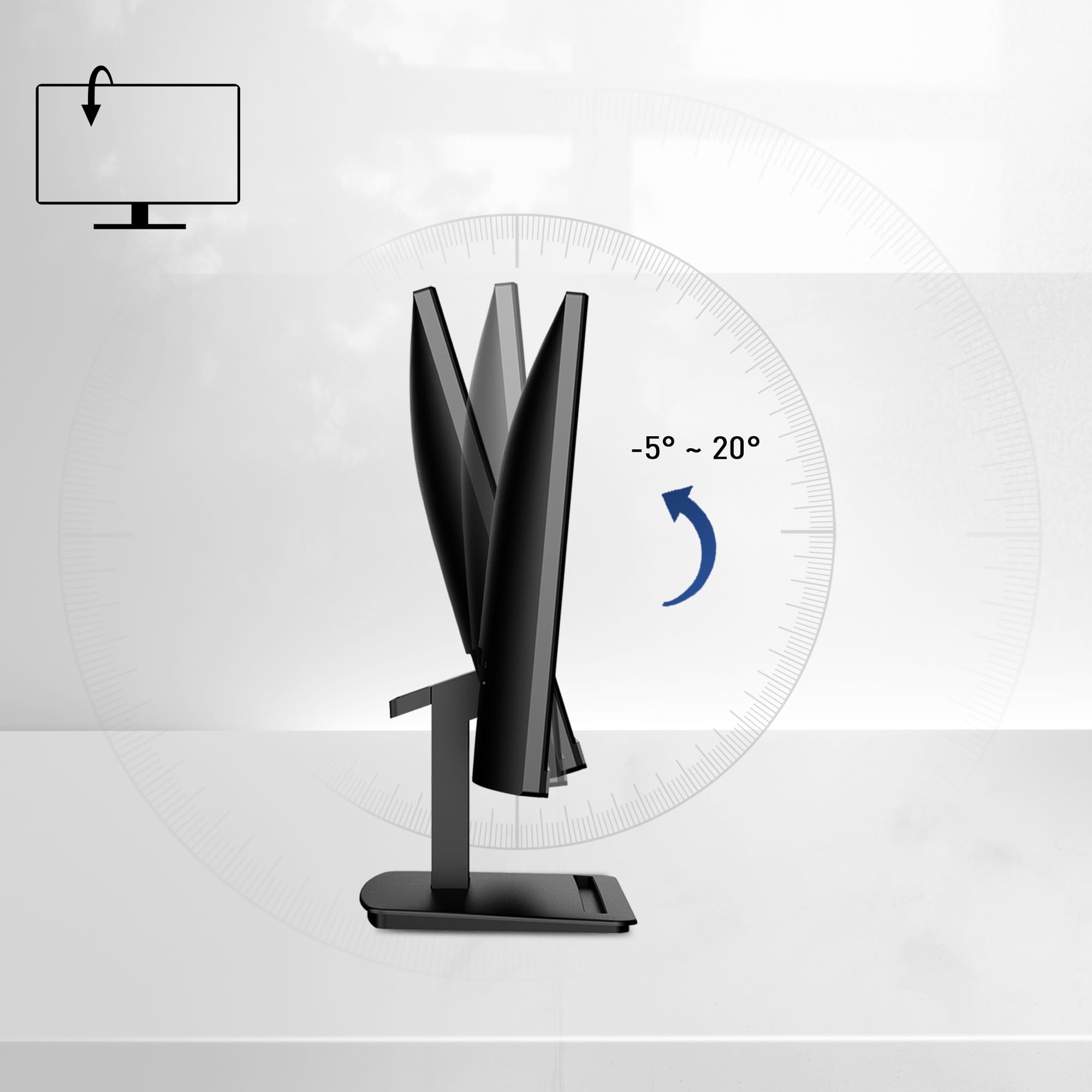 MSI PRO MP223, 22-inch VA 1920 x 1080 (FHD) Computer Monitor, 100Hz, Adaptive-Synch, HDMI, Video Port, VESA Mountable, Tilt, 1ms, Black