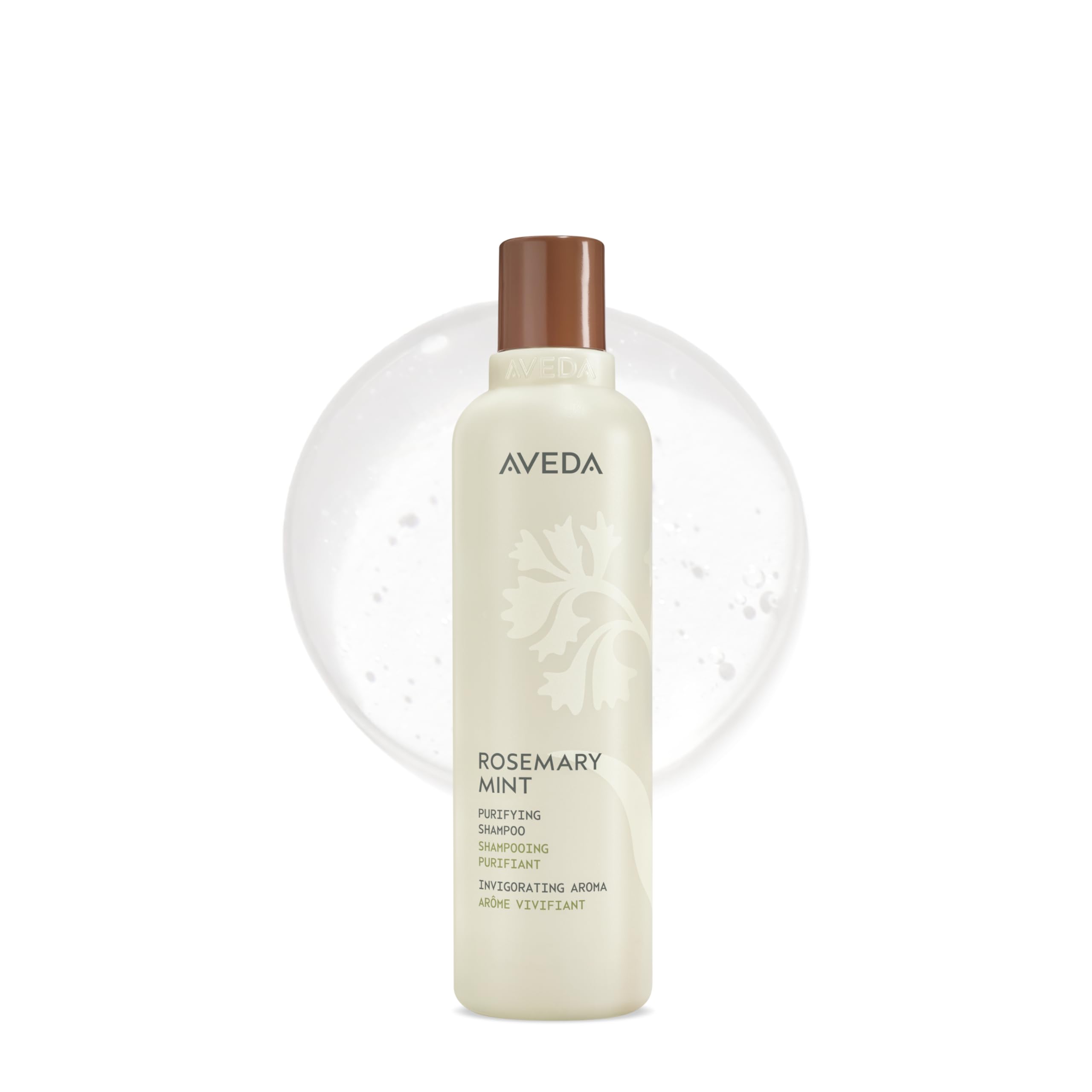 Aveda Rosemary Mint Purifying Shampoo | Clarifying Shampoo | Gently Removes Buildup, Adds Shine | For Normal to Oily Hair, Fine to Medium Hair | Invigorating Aroma| 97% Naturally Derived*, 8.5 Fl Oz