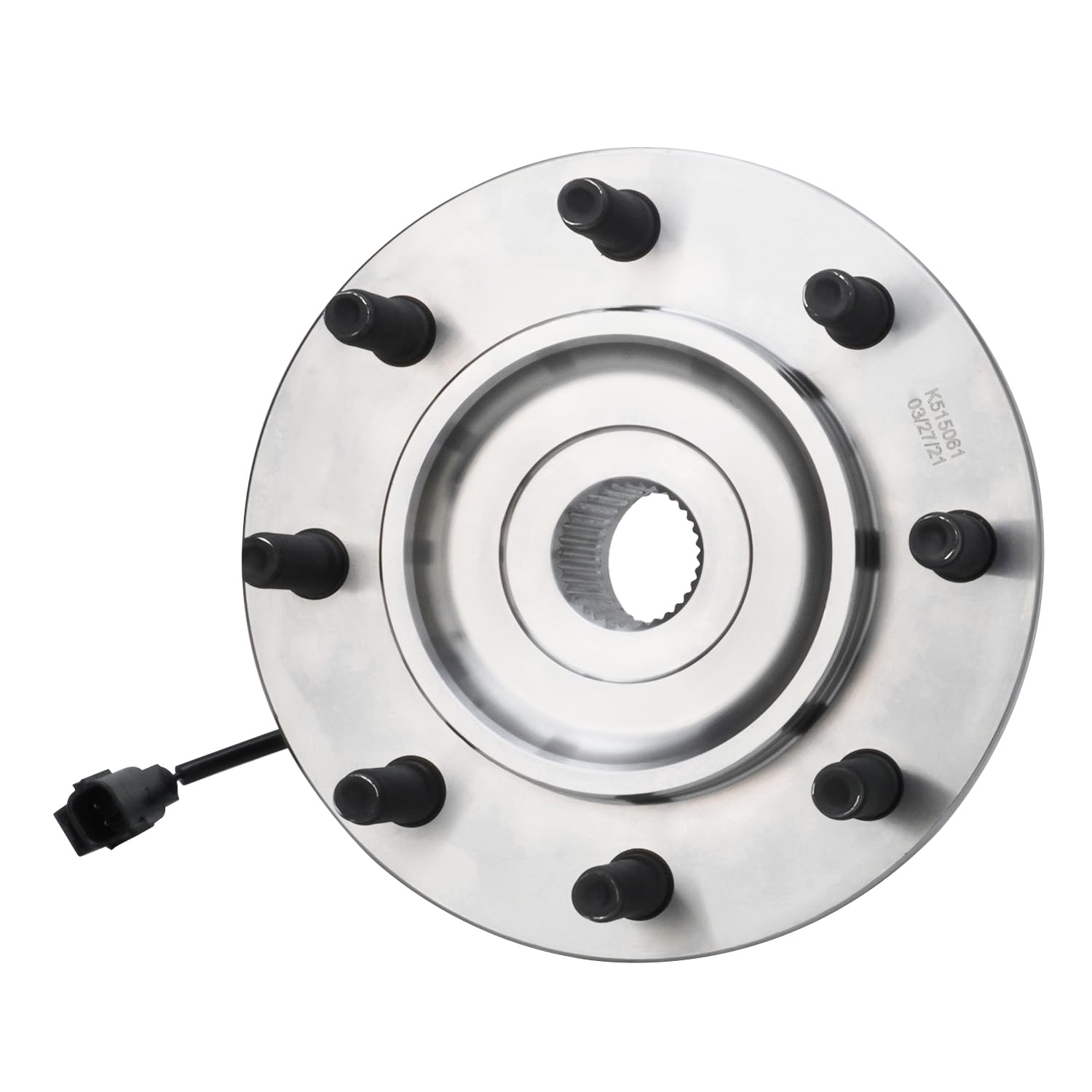 Detroit Axle - 4WD Front Wheel Bearing Hubs for 03-05 Dodge Ram 2500 3500, 2003 2004 2005 Wheel Bearing and Hubs Assembly Set Replacement Pair Hubs