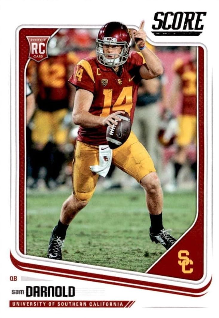 2018 Score NFL Football Unopened Factory Sealed Box of 24 Packs 288 Cards Total with 72 Rookies and 48 Inserts Possible Baker Mayfield, Sam Darnold and Josh Allen Rookie Cards and Autographs