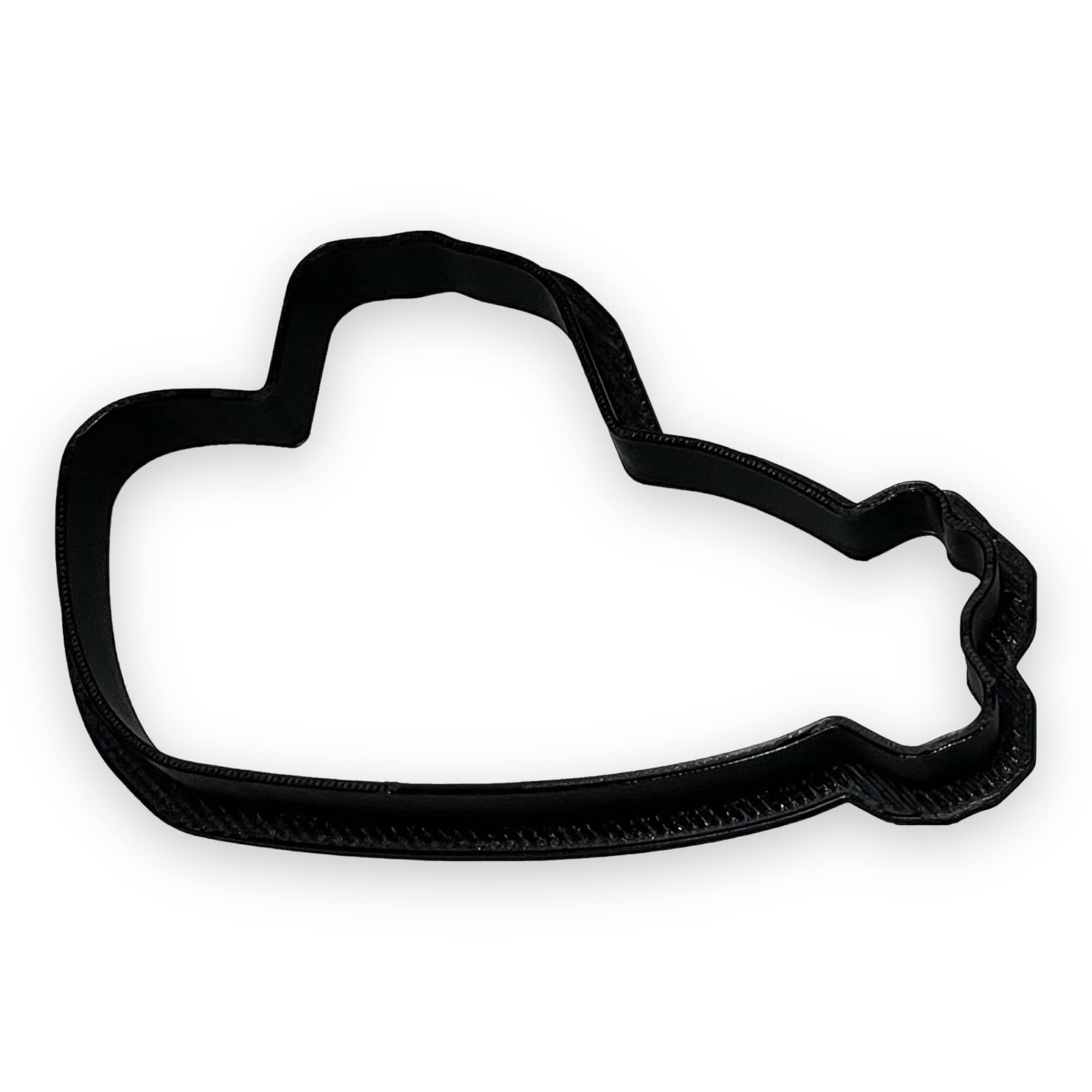 Submarine Cookie Cutter with Easy to Push Design, for Birthday Parties, and Military Celebrations (4 inch)