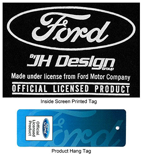 JH DESIGN GROUP Men's Ford Mustang Collage Black Zip Up Hoodie Sweatshirt (Small, CLG2-black)