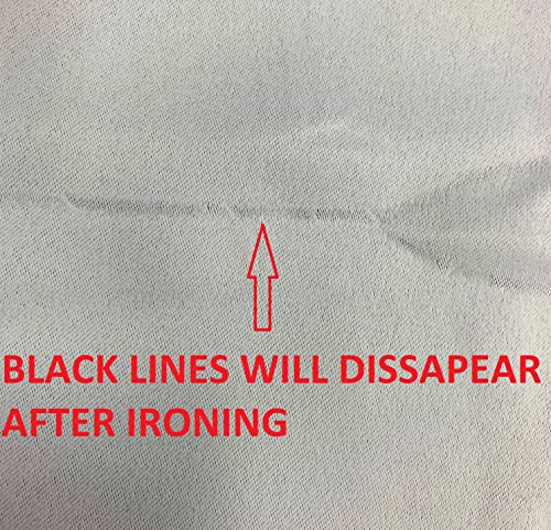 Ikiriska Blackout Extra Long Curtain. 12-24 ft Long Darkening Custom Made Drape (Black, 100" Wx156 L)