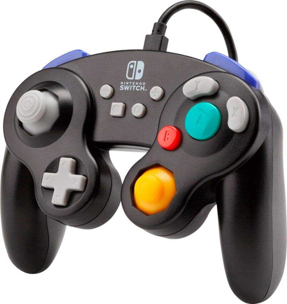 PowerA Wired Controller for Nintendo Switch: GameCube Style - Black