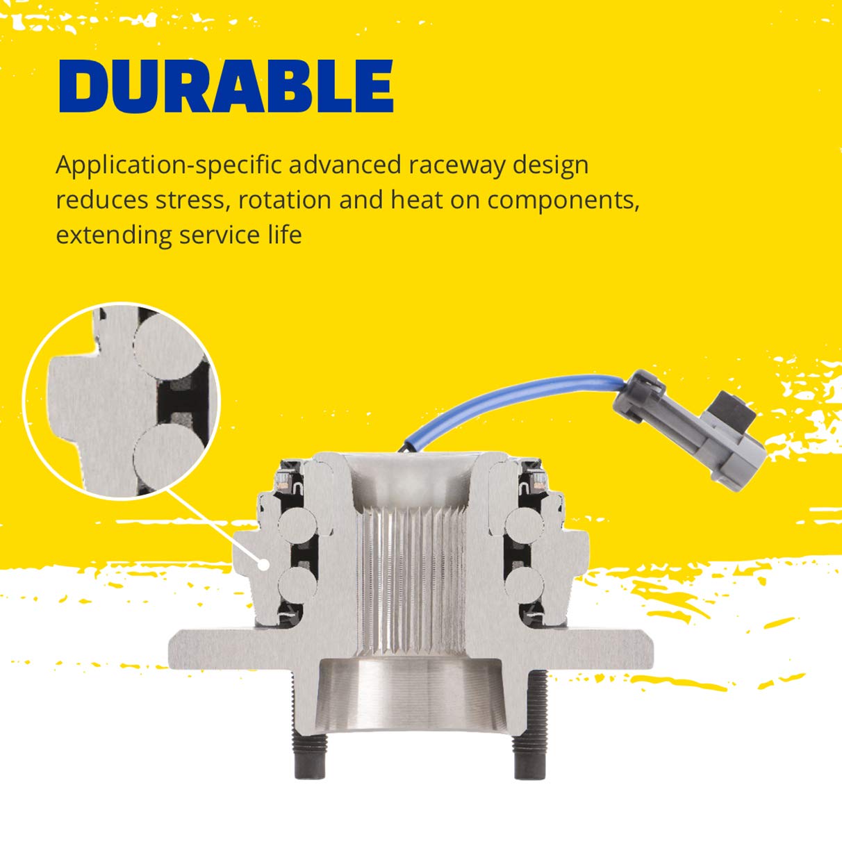 MOOG 515101 Wheel Bearing and Hub Assembly for Dodge Ram 2500