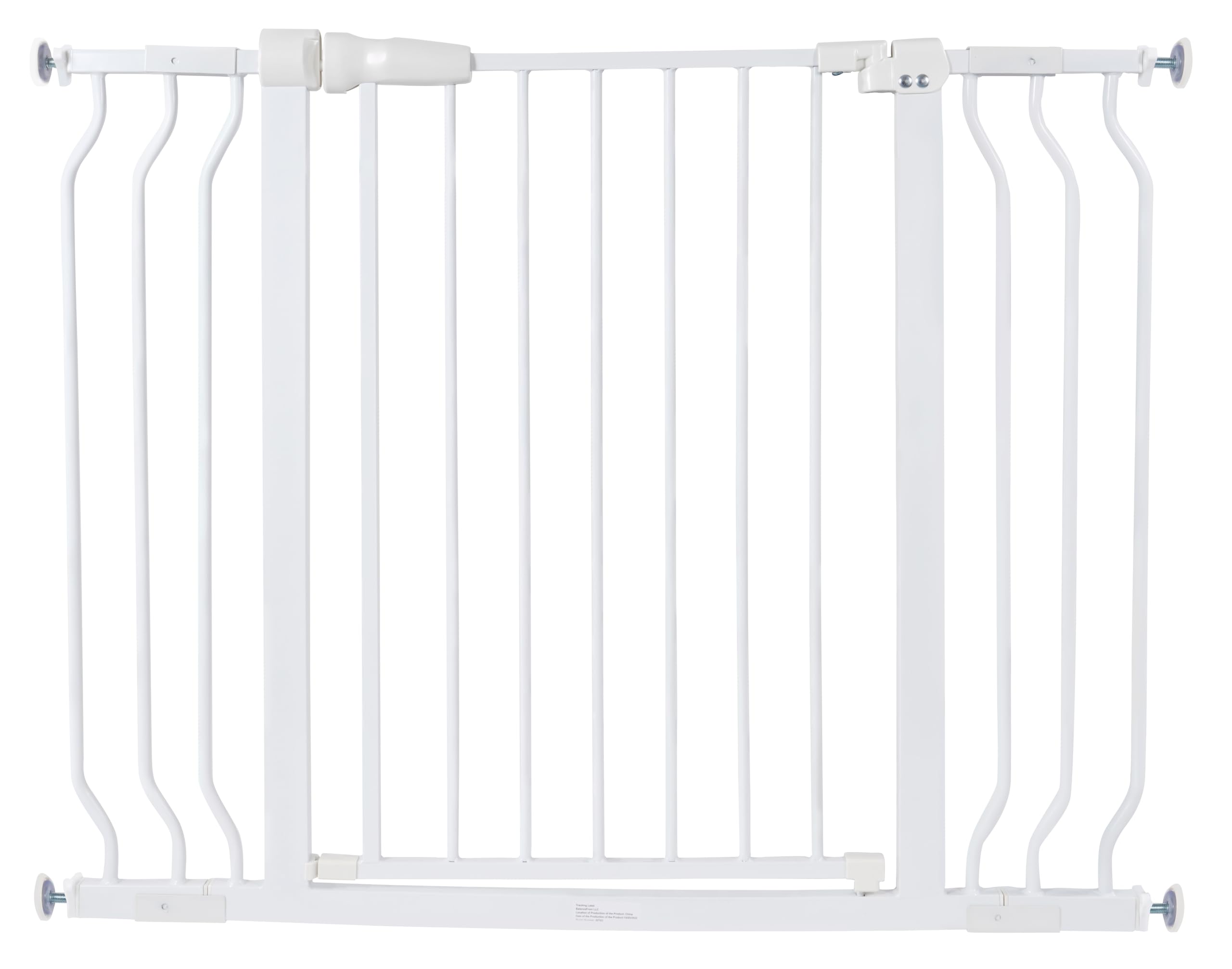 BalanceFrom Easy Walk-Thru Safety Gate for Doorways and Stairways with Auto-Close/Hold-Open Features, 30-Inch Tall, Fits 29.1 - 43.3 Inch Openings, White