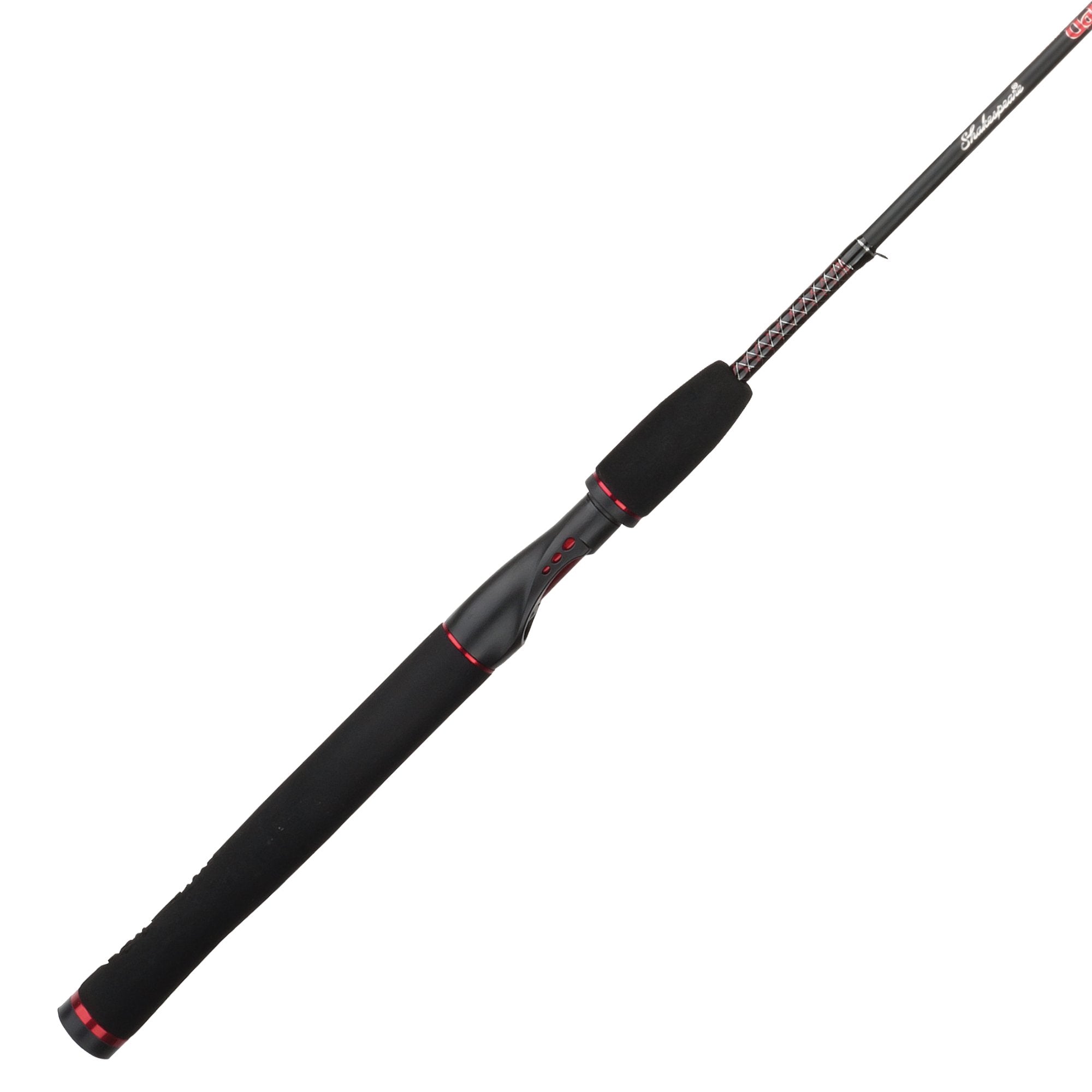Ugly Stik 7’ GX2 Spinning Rod, Three Piece Spinning Rod, 8-20lb Line Rating, Medium Heavy Rod Power, Moderate Fast Action, 1/4-3/4 oz. Lure Rating, Black