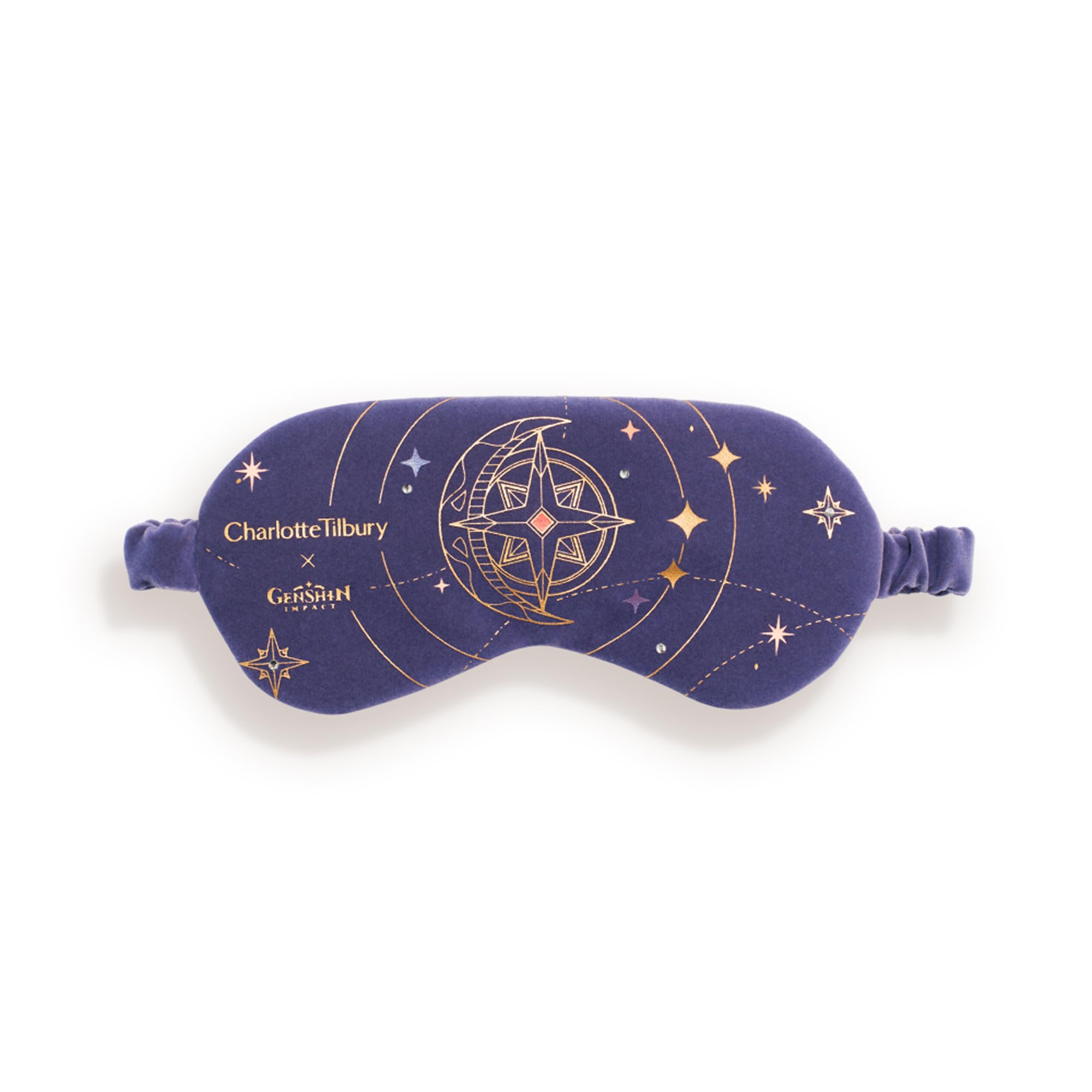 Charlotte Tilbury x Genshin Impact Mini Skin Care Set - Travel Size Skincare Kit with Magic Water Cream, Crystal Elixir, Setting Spray, Compact Mirror & Genshin Accessories - Pouch Included (6 Count)