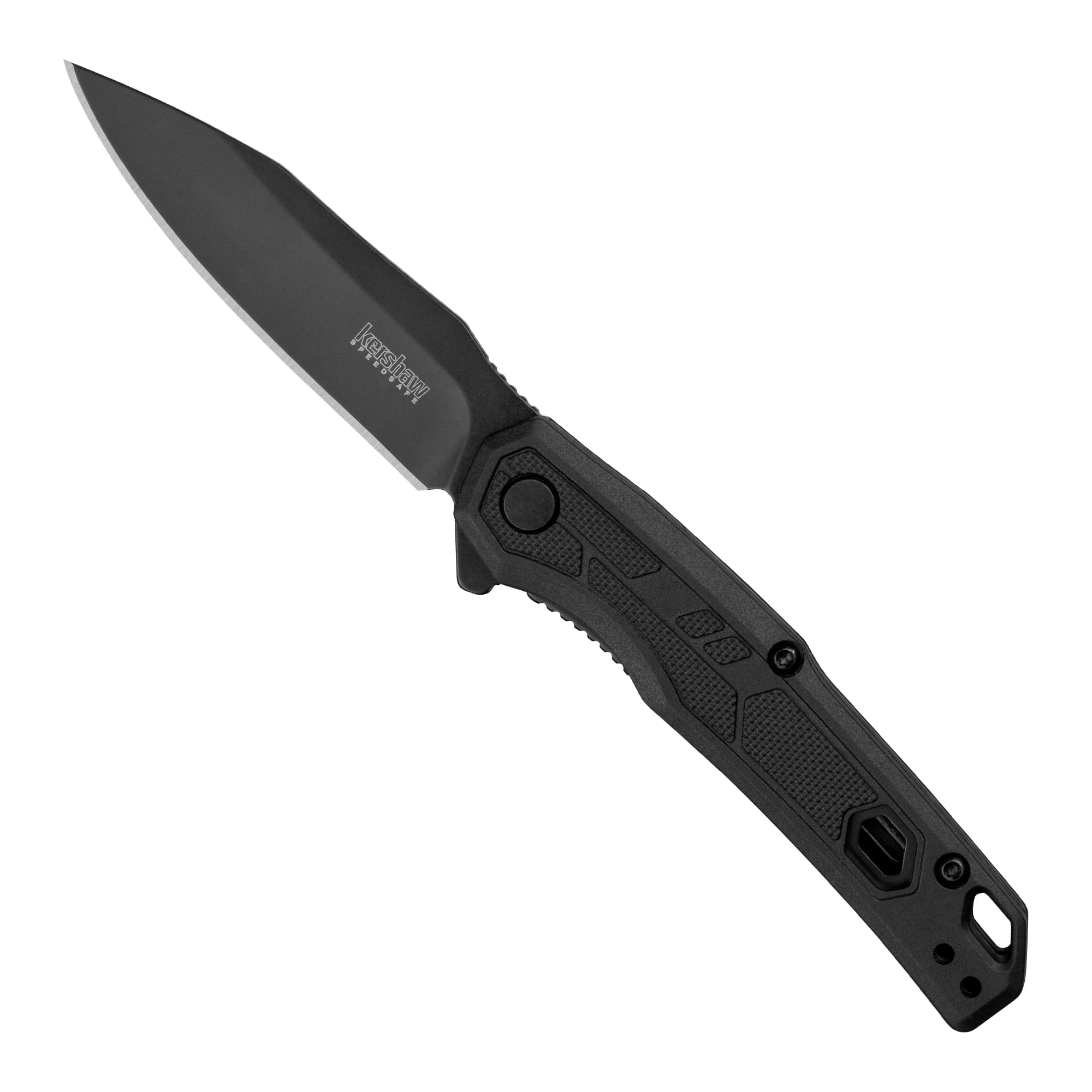 Kershaw 2.75" Tactical Pocket Knife Bundle with Smith's 2-Step Knife Sharpener for Fillet, Pocket, Hunting Knives