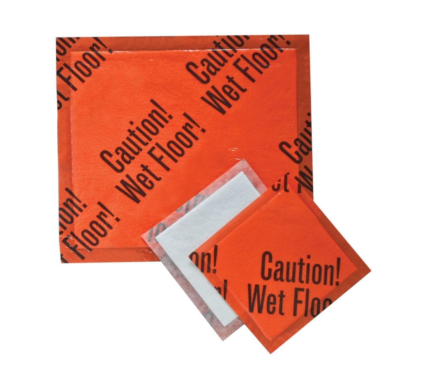 Novipax SpillGuard - 75 Individual SpillGuards, Single Case - Instant Hazard Identification and Fluid Containment - Traps Fluid & Marks Slipping Hazard Areas, Safety, Water & Liquid Absorbing Pad/Mat