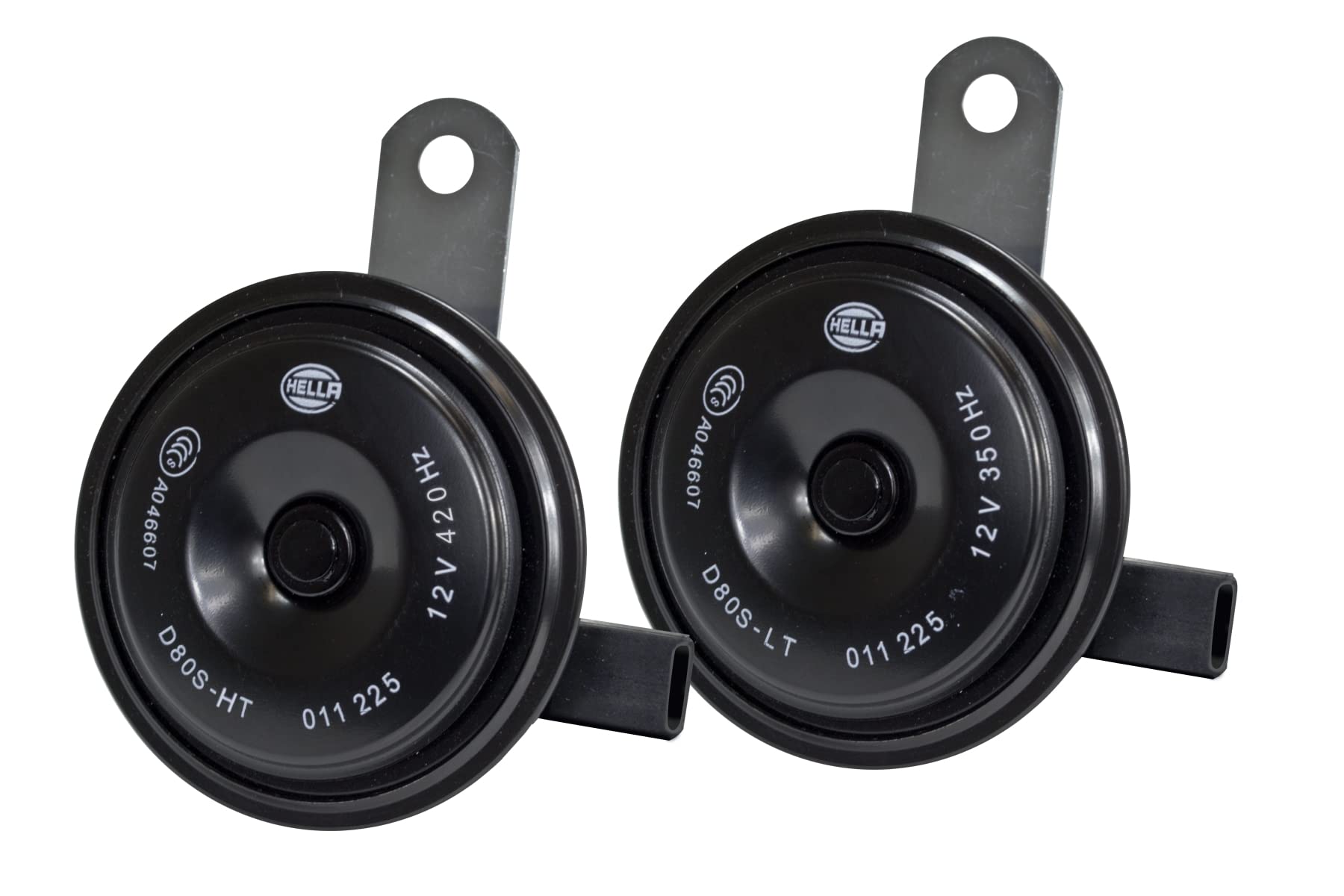 HELLA 011225881 Black 77mm 12V BX Disc Horn Kit (Toyota)