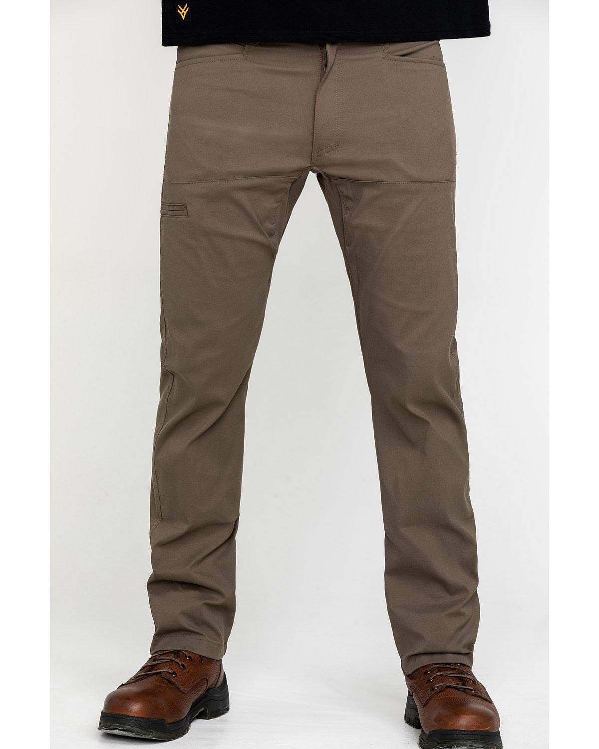 ATG by Wrangler Men's Synthetic Utility Pant, morel, 42W x 34L