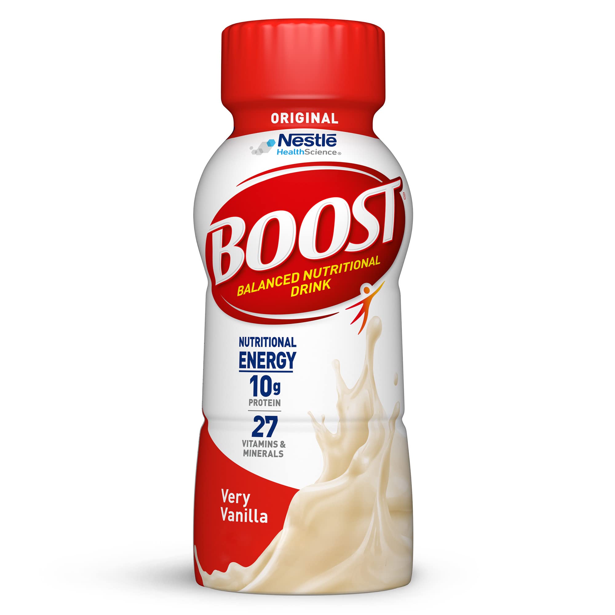 BOOST Original Nutritional Drink, Very Vanilla, 8 Fl Oz (Pack of 24)