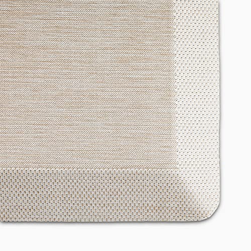 Martha Stewart Aloha Modern Pineapple Anti-Fatigue Air-Infused Kitchen Mat, Beige, 19.6"x32"