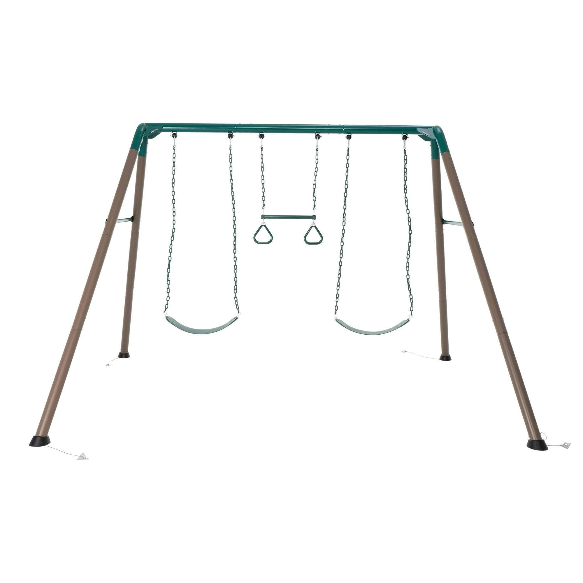 Lifetime Metal Swing Set for Kids, Outdoor Heavy Duty Playset