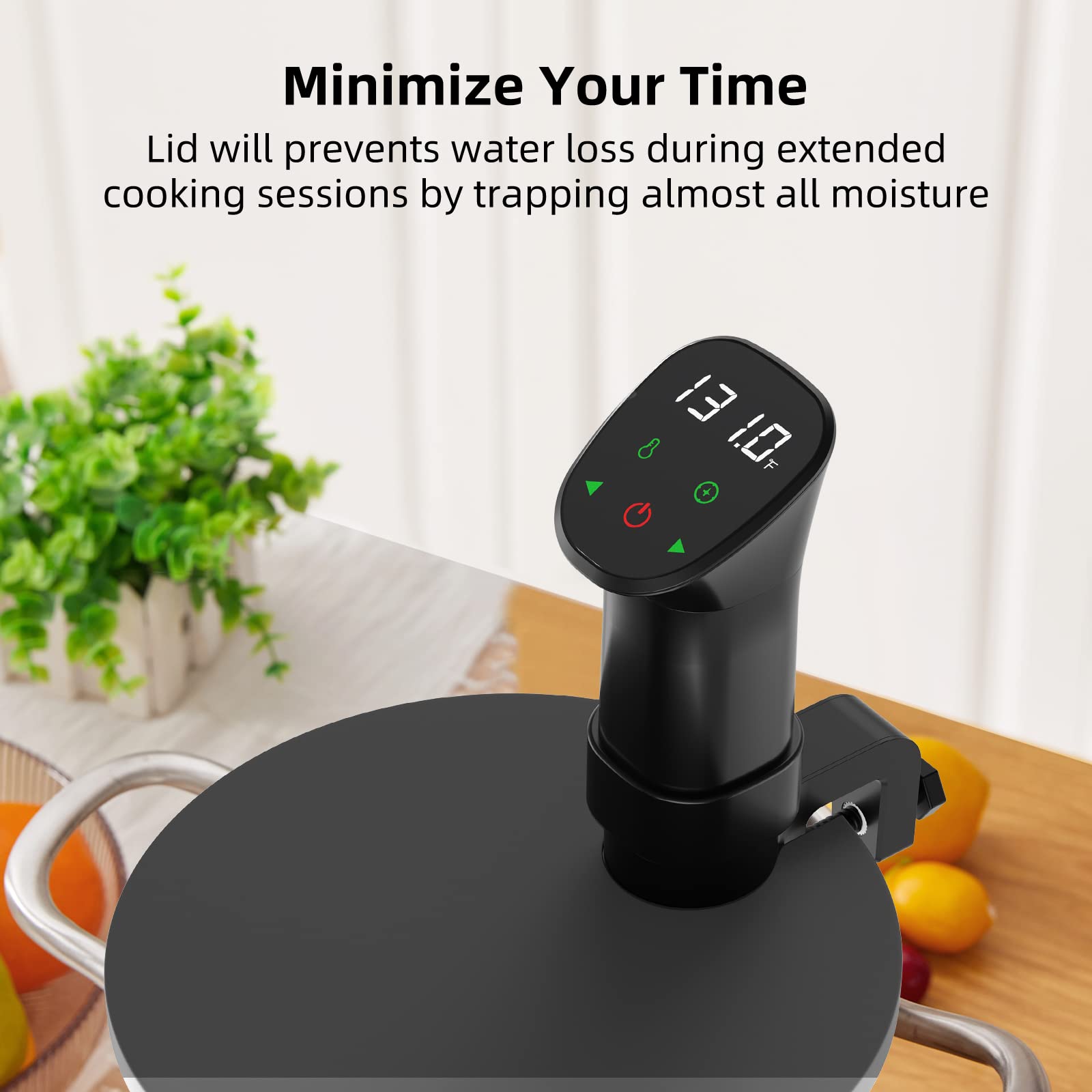 Sous Vide Machine Immersion Circulator 1000W Fast Heating Sous Vide Cooker Machine Kit Stainless Steel with Accurate Temperature,Timer, Digital Touch Screen,Kitchen Gadgets Recipes