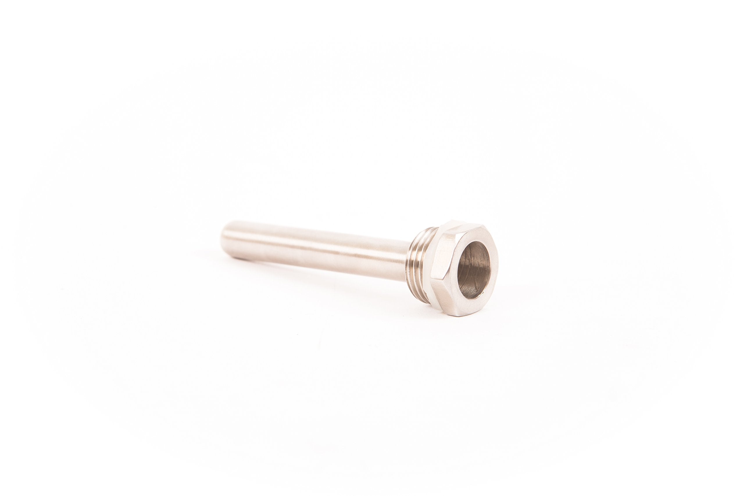 FastFerment Stainless Steel Thermowell 1/2" NPT Threads - Compatible w/ Fast Ferment Thermometer Stainless Steel Thermometer. FasterFerment Accessories (Thermowell 1/2" Stainless Steel)
