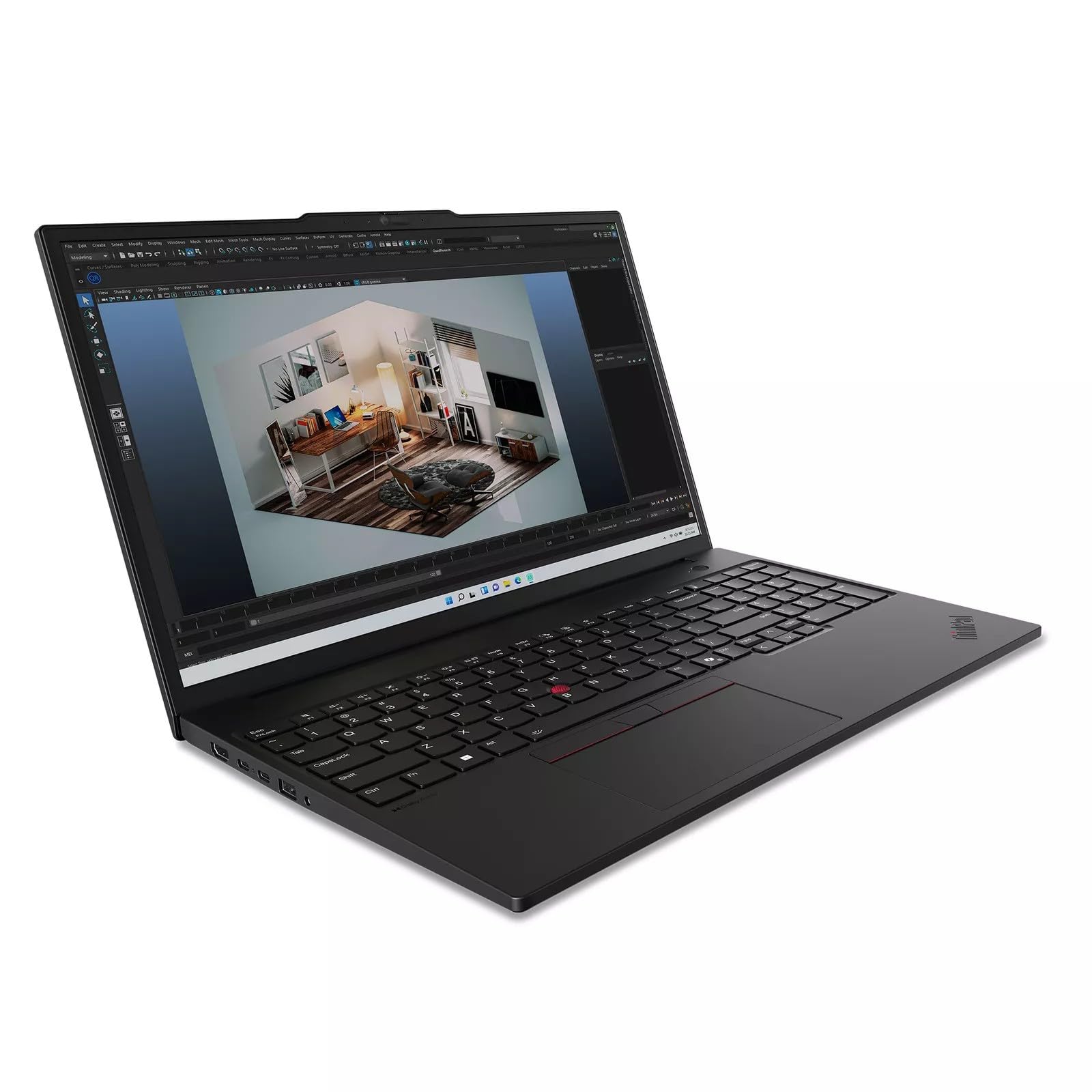 Lenovo ThinkPad P16s Gen 3 Intel Core Ultra 7 155H, 16C, 16" WQUXGA (3840 x 2400), OLED Non-Touch, 32GB RAM DDR5, 1 TB SSD, NVIDIA RTX 500 Ada Backlit KYB, Fingerprint Reader, Windows 11 Pro