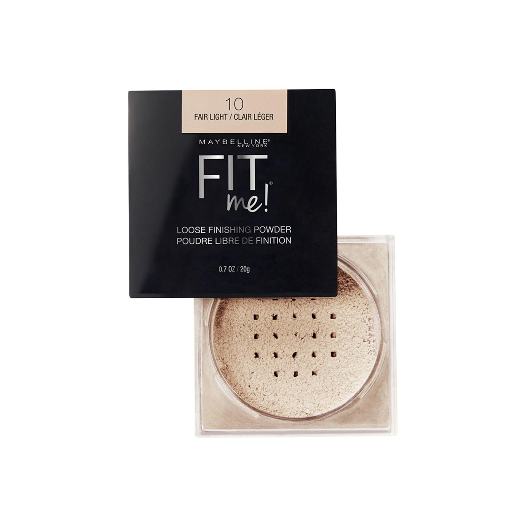 Maybelline Fit Me Loose Setting Powder, Face Powder Makeup & Finishing Powder, Fair Light, 1 Count