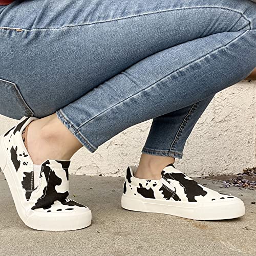 JENN ARDOR Sneakers for Women Slip on Fashion Sneakers Platform Walking Shoes Women Casual Comfortable Flats Tennis Shoes for Women