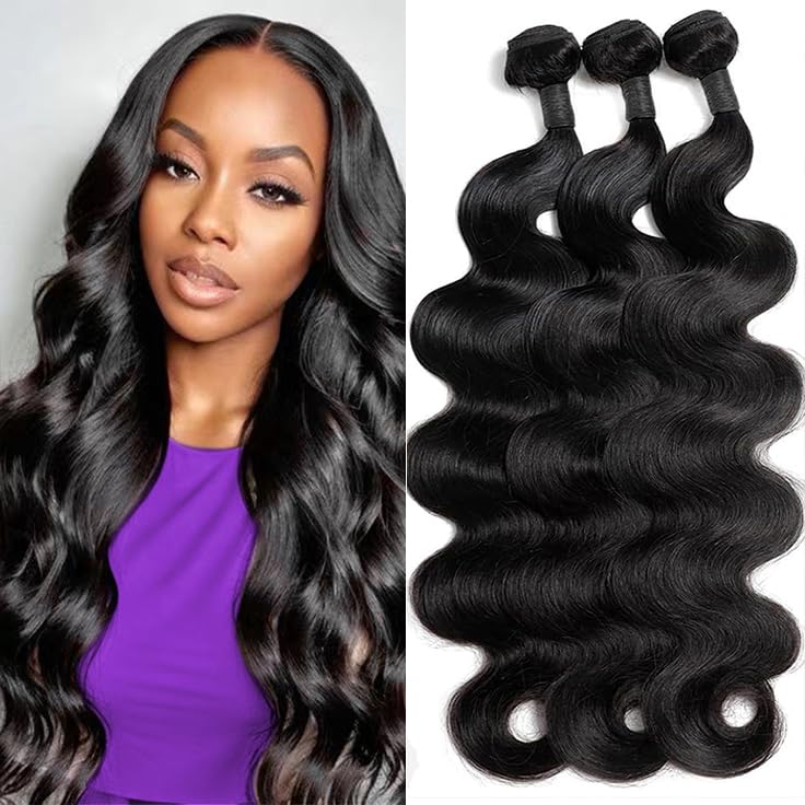 Ptgat Human Hair Bundles 12A Deep Wave Bundles 22 24 26 Inch 100% Unprocessed Brazilian Virgin Weave 3 Bundles Double Weft Deep Curly Human Hair Bundles Hair Extensions Full and Thick Natural Color