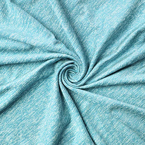 Ninedaily Spring Tops for Women 2025 Trendy, Womens Workout Top Running Yoga Shirt Summer Short Sleeve Casual Tunic (Aqua, Small)