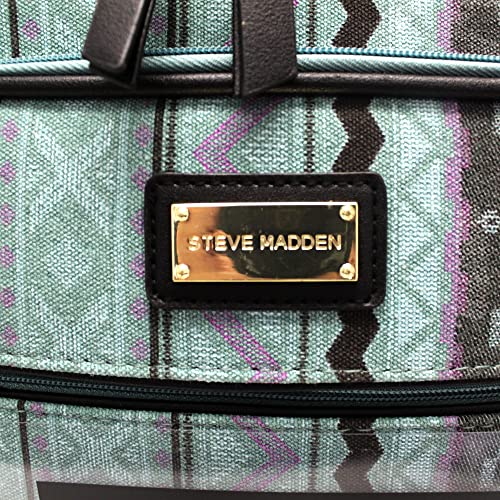 Steve Madden Luggage Large 28" Expandable Softside Suitcase With Spinner Wheels (28in, Legends Turquoise)