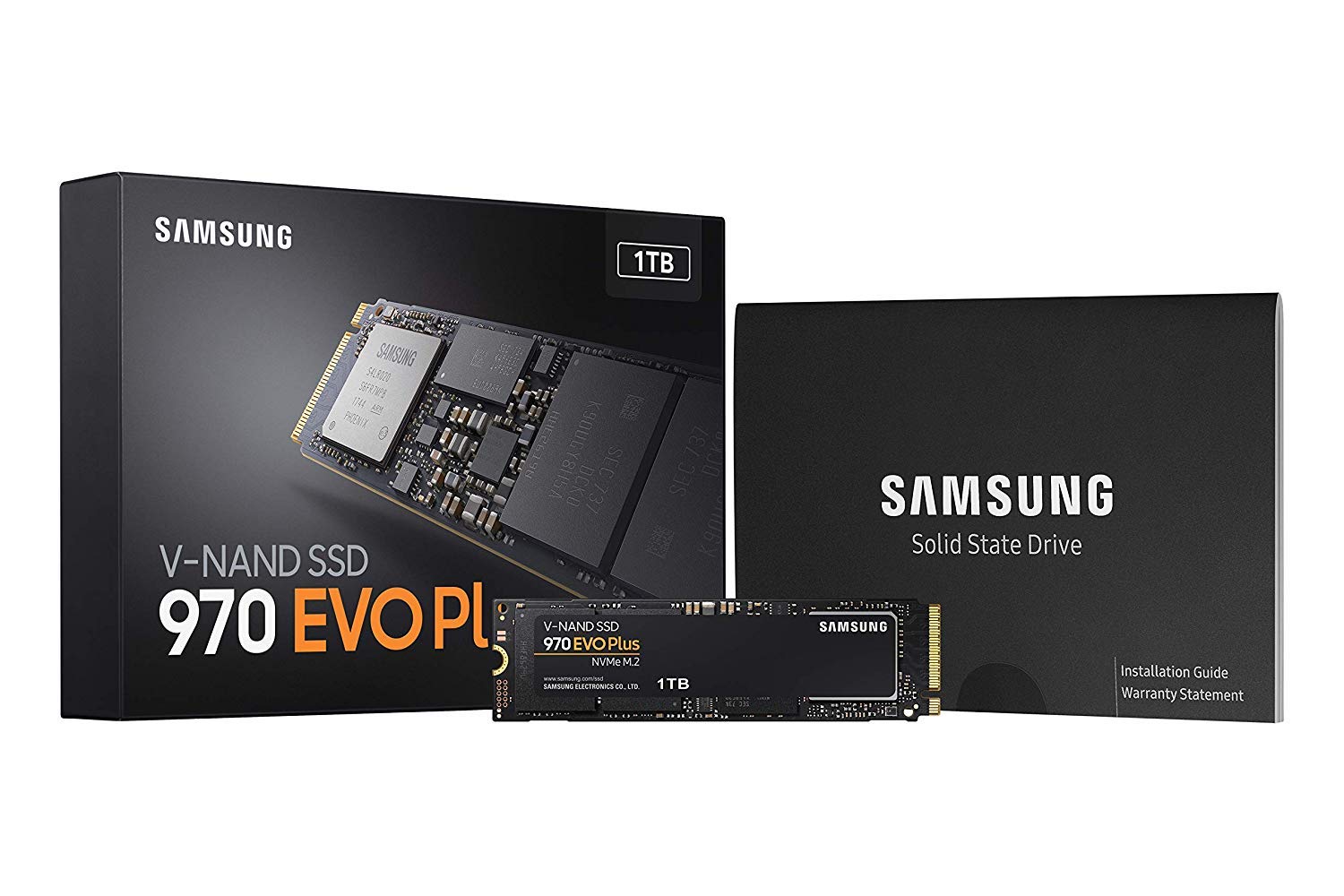 Samsung 970 EVO Plus Series - 1TB PCIe NVMe - M.2 Internal SSD (MZ-V7S1T0BW)