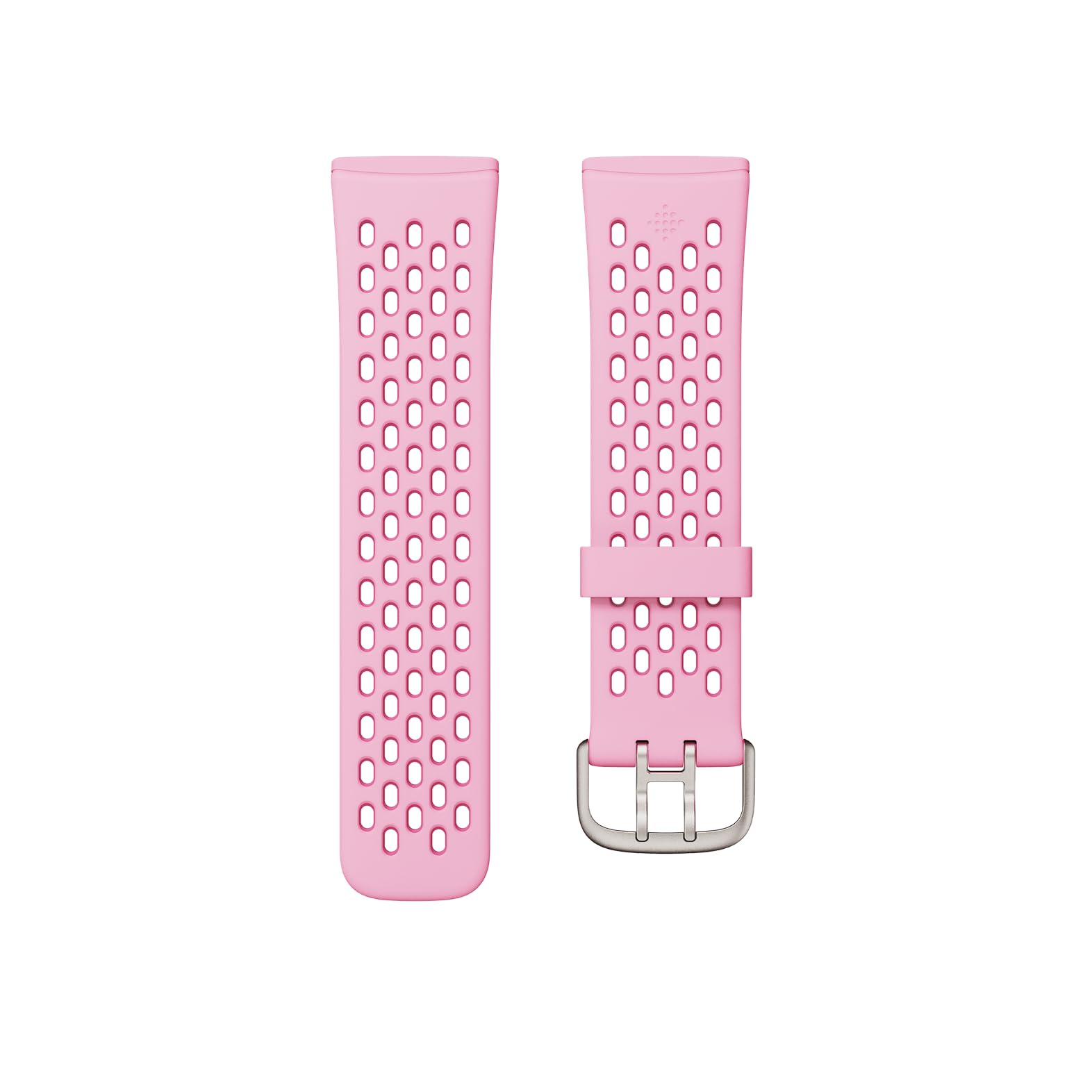 Fitbit Sense & Fitbit Versa 3 Accessory Band, Official Fitbit Product, Sport, Blush/Desert Bloom, Small