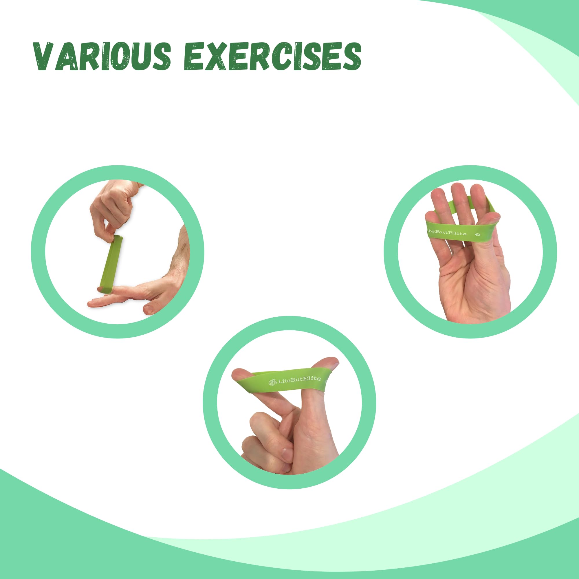 Finger Exerciser & Hand Strengthener for Rehab – 7-Level Extension Stretcher Resistance Bands for Grip Strength & Pain Relief (Tennis Elbow, Carpal Tunnel, Muscle Imbalance). Wrist, Forearm Trainer