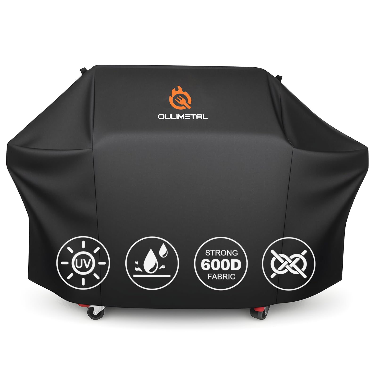 72 inch BBQ Grill Cover - 600D BBQ Cover for Outdoor Grill Heavy Duty and Waterproof,Large Barbecue Gas Grill Covers for Weber,Char-Broil,Nexgrill,Monument,Dyna-glo,Brinkmann and More