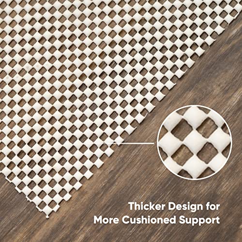 Veken 5x7 Rug Pad Gripper for Hardwood Floors, Non Slip Rug Pads for Area Rugs, Thick Rug Grippers for Tile Floors, Under Carpet Anti Skid Mat, Keep Your Rugs Safe and in Place