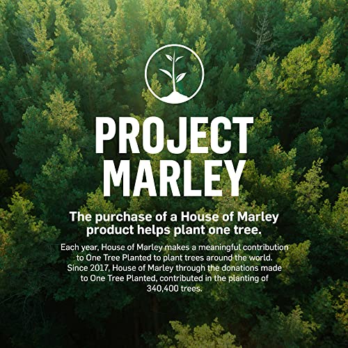 House of Marley Get Together Duo Bluetooth Bookshelf Speakers - Sustainably Crafted, Wireless Turntable Speakers, Mains Powered or 25 Hours Battery Life, AUX in - Amazon Exclusive Black Edition